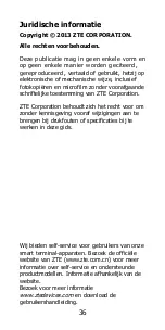 Preview for 38 page of Zte Grand X Pro Quick Start Manual