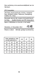 Preview for 47 page of Zte Grand X Pro Quick Start Manual