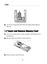 Preview for 24 page of Zte i766 User Manual