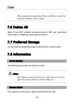 Preview for 44 page of Zte i766 User Manual
