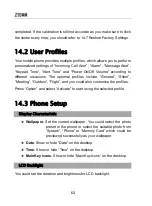 Предварительный просмотр 70 страницы Zte i766 User Manual
