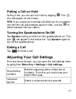 Preview for 47 page of Zte Idea 3G Smartphone User Manual