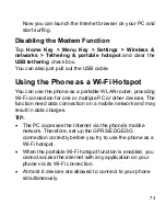 Preview for 73 page of Zte Idea 3G Smartphone User Manual