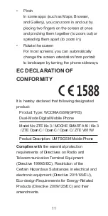 Preview for 11 page of Zte Kis 3 Quick Start Manual