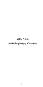 Preview for 43 page of Zte Kis 3 Quick Start Manual