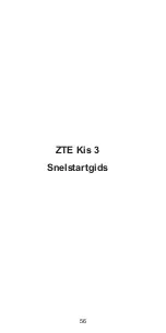 Preview for 56 page of Zte Kis 3 Quick Start Manual