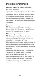 Preview for 125 page of Zte Kis 3 Quick Start Manual