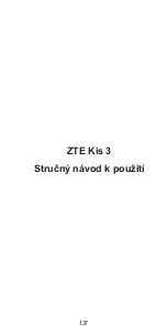 Preview for 137 page of Zte Kis 3 Quick Start Manual