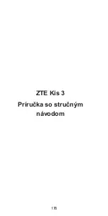 Preview for 178 page of Zte Kis 3 Quick Start Manual