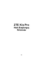 Preview for 34 page of Zte Kis Pro Quick Start Manual