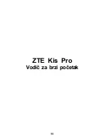 Preview for 98 page of Zte Kis Pro Quick Start Manual