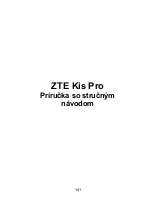 Preview for 141 page of Zte Kis Pro Quick Start Manual