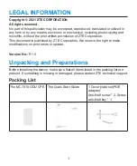 Preview for 4 page of Zte MC7010 Quick Start Manual