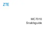 Preview for 55 page of Zte MC7010 Quick Start Manual