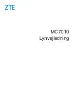 Preview for 109 page of Zte MC7010 Quick Start Manual