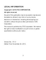 Preview for 2 page of Zte MF275R User Manual