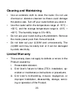 Preview for 25 page of Zte MF283+ User Manual