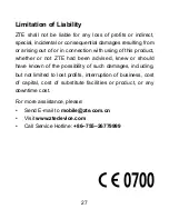 Предварительный просмотр 27 страницы Zte MF283+ User Manual