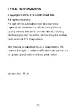 Preview for 70 page of Zte MF286 Getting Started