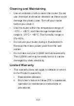 Preview for 101 page of Zte MF286 Getting Started