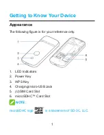 Preview for 3 page of Zte MF65M Quick Start Manual