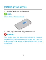 Preview for 7 page of Zte MF65M Quick Start Manual