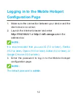 Preview for 14 page of Zte MF65M Quick Start Manual