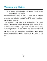 Preview for 27 page of Zte MF65M Quick Start Manual