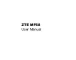 Zte MF68 User Manual preview