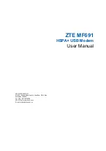 Zte MF691 User Manual предпросмотр