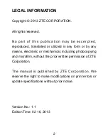 Preview for 2 page of Zte MF823 Quick Manual