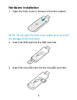 Preview for 4 page of Zte MF823 Quick Manual