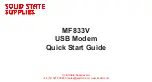 Zte MF833V Quick Start Manual preview