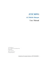 Zte MF91 User Manual preview