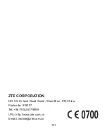 Preview for 131 page of Zte MF91D Quick Manual