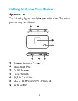 Preview for 3 page of Zte MF93D Getting Started