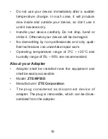 Preview for 18 page of Zte MF93D Getting Started