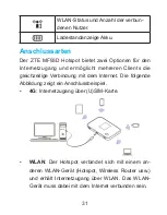 Preview for 31 page of Zte MF93D Getting Started