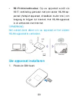 Preview for 89 page of Zte MF93D Getting Started