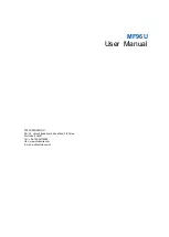 Zte MF96U User Manual предпросмотр