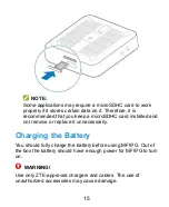 Preview for 15 page of Zte MF97G User Manual