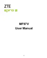 Zte MF97V User Manual preview