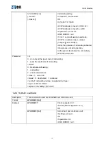Preview for 16 page of Zte MG2636 At Command Manual