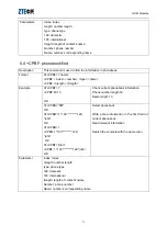 Preview for 35 page of Zte MG2636 At Command Manual
