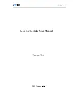 Zte mg3732 User Manual preview