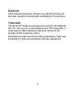Preview for 3 page of Zte N850 User Manual
