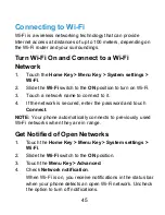 Preview for 45 page of Zte N861 User Manual