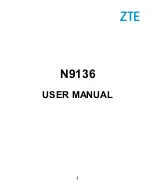 Preview for 1 page of Zte N9136 User Manual