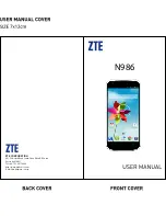 Zte N986 User Manual предпросмотр