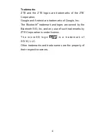 Preview for 5 page of Zte N986 User Manual